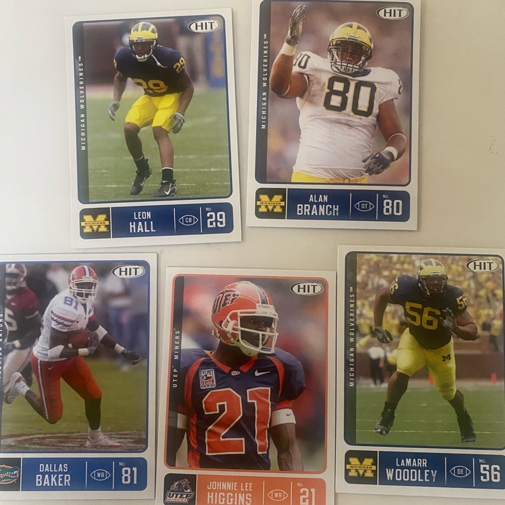 5 2007 SAGE Football Cards - Picture 1 of 2